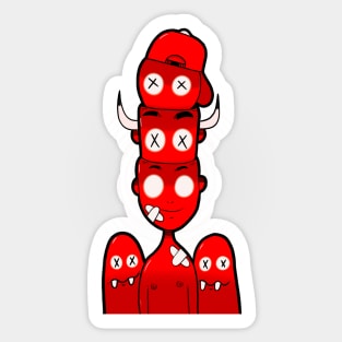 Totem Devil Sticker